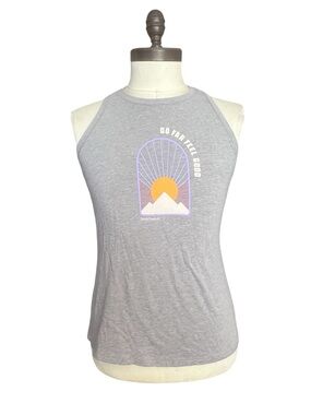 SmartWool Morning View Graphic Tank Top SZ M Casual Lounge Athletic